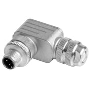 Weidmüller - Rundsteckverbinder, feldkonfektionierbar (Industriesteckverbinder) Steckverbinder SAISW-4/8S-M124PA-ZF Stift, gewinkelt