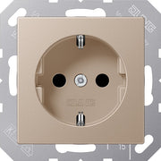 Jung - Steckdose SCHUKO-Steckdose 16A 250V A 1520 KI CH m.Berührungsschutz