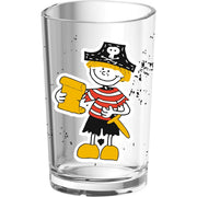 Emsa - Zubehör/Ersatzteile für Kleingeräte Kindertrinkglas PIRATE sw 0,2l schwarz − 6 Stück