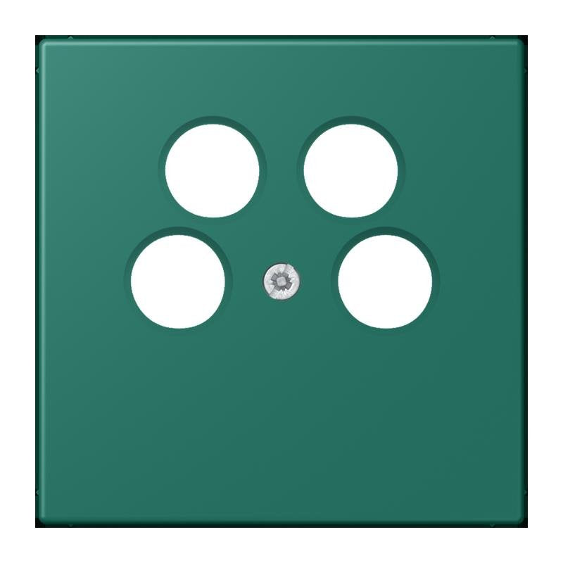 Jung - Einsatz/Abdeckung für Kommunikationstechnik Abdeckung für SAT-TV LC 990-4 SAT2 216 vert anglais (32040)