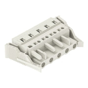WAGO - Kabelsteckverbinder für Leiterplattensteckverbinder 1-Leiter-Federleiste 721-205/037-000 CAGECLAMP 2,5mm²,lgr − 50 Stück