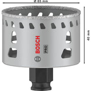 Bosch - Lochsäge PRO Tile PC Plus Lochsäge, 2608901567 65 mm, HS