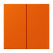 Jung - Abdeckung/Bedienelement für Installationsschalterprogramme Wippe 2fach LC 995 260 orange vif (4320S)
