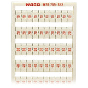WAGO - Klemmenmarkierung WSB-Bezeichnungssystem 209-653 S: 10-50 (2x) − 5 Stück