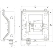 DEHN - Überspannungsableiter für Energietechnik/Stromversorgung Überspannungsableiter DCU EMOB 2 25 C Typ 2+3