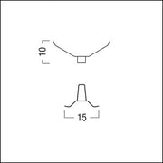 Zumtobel Group - Mechanisches Zubehör/Ersatzteile für Leuchten Montagefeder SUP2 MOUNT #60210943
