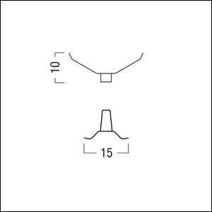 Zumtobel Group - Mechanisches Zubehör/Ersatzteile für Leuchten Montagefeder SUP2 MOUNT #60210943
