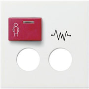Gira - Zentralelement Klinikinstallation Abdeckung f. Rufmodul 022827 RT/STE rw mt