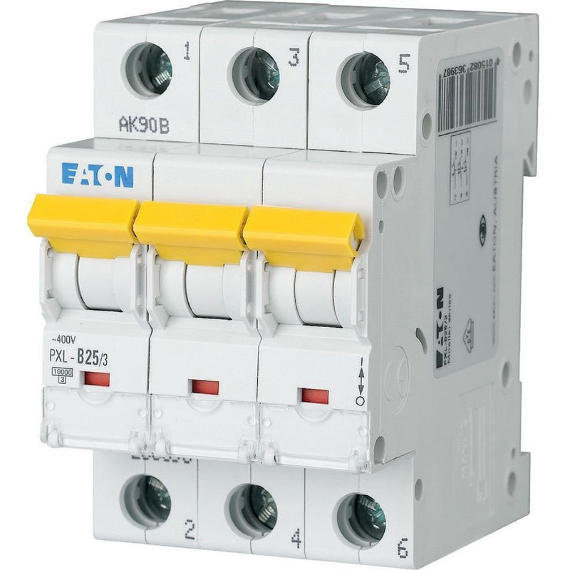 Eaton - Leitungsschutzschalter LS-Schalter m.Beschrift. PXL-D25/3 D 25A, 3p
