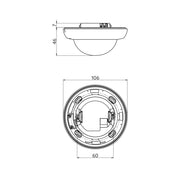 BEG Brück Electronic - Bussystem-Bewegungsmelder Präsenzmelder PD4N-KNX-ST-UP