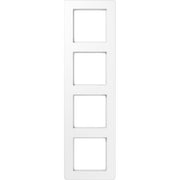 Jung - Abdeckrahmen Rahmen 4-fach AF 584 BF WW waage/senkrecht