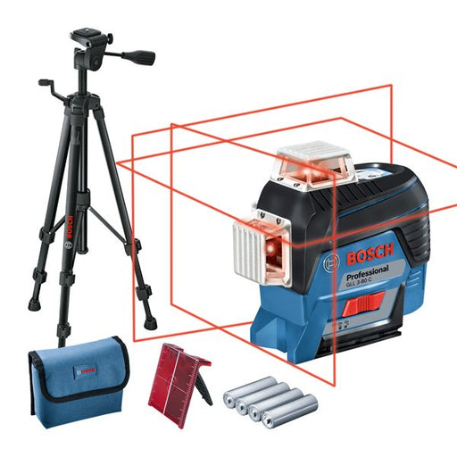 Bosch - Messlaser Baulaser 0601063R01 GLL 3-80 C BT 150