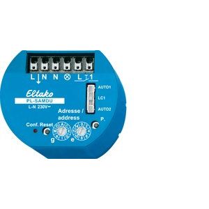 Eltako - Bussystem-Dimmaktor Universal-Dimmaktor PL-SAMDU mit Sensoreingang