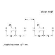 WAGO - Zubehör/Ersatzteile für steckbare Gebäudeinstallation Zugentlastungsgehäuse 770-506/029-000 2 Leitungen,schwarz − 20 Stück