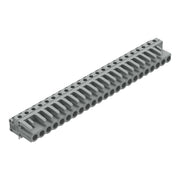 WAGO - Leiterplattensteckverbinder THT-Federleiste abgewink. 232-253 Rastermaß 5mm,grau − 10 Stück