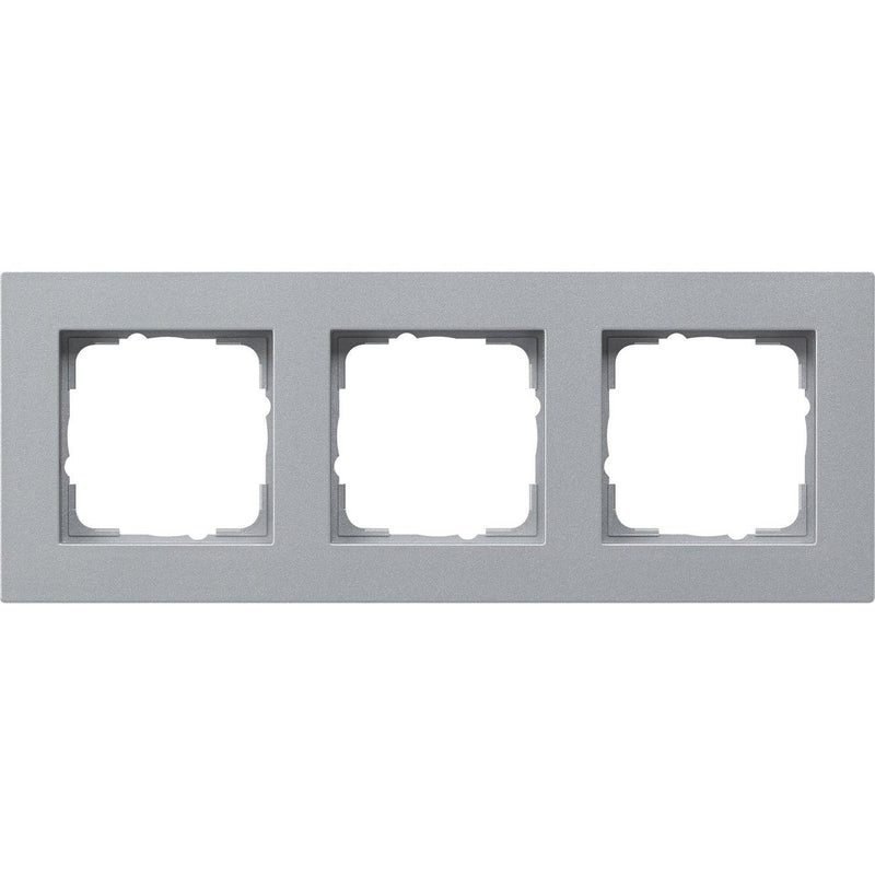 Gira - Abdeckrahmen 3fach alu 0213255