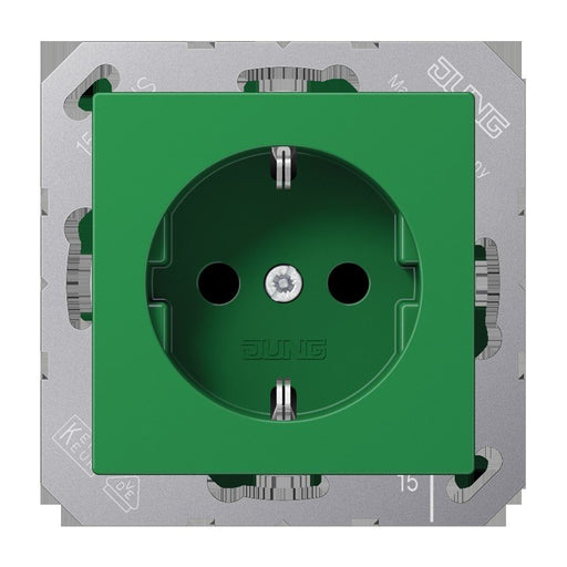 Jung - Steckdose SCHUKO-Steckdose, 16 A 250 A 1521 BF GN 16 A 250 V