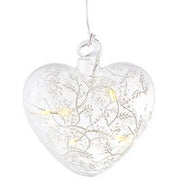 Scharnberger+Hasenbein - Festbeleuchtung LED-Deko Herz 8cm, batteri 57659 ebetrieb