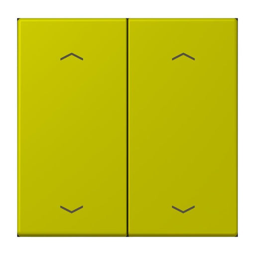 Jung - Abdeckung/Bedienelement für Installationsschalterprogramme Wippe mit Pfeilsymbolen LC 102 P 249 vert olive vif