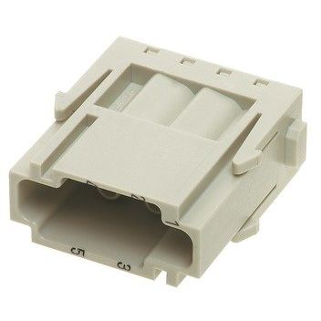 Harting - Kontakteinsatz für Rechtecksteckverbinder Kontakteinsatz Crimp 09140063001 HanE-Modul Stift