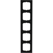Busch-Jaeger - Abdeckrahmen Rahmen 5-fach 1725-885K schwarz matt, f.lin