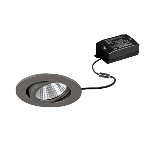 Brumberg Leuchten - Downlight/Strahler/Flutlicht LED-Einbaustrahler 38361643 3000K, titan