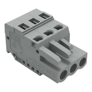 WAGO - Kabelsteckverbinder für Leiterplattensteckverbinder 1-Leiter-Federleiste 231-103/102-000 CAGECLAMP,2,5 mm²,gr − 100 Stück