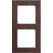 Peha - Abdeckrahmen Rahmen 2-fach D 20.672.200.702 Holz wenge-alu