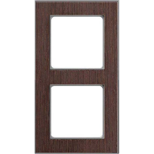 Peha - Abdeckrahmen Rahmen 2-fach D 20.672.200.702 Holz wenge-alu