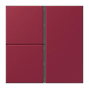Jung - Abdeckung/Bedienelement für Installationsschalterprogramme Tastensatz 3fach LC 403 TSA 255 le rubis