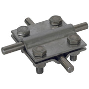 DEHN - Verbinder für Blitzschutz Kreuzstück NIRO (V4A) KS 8.10 8.10 FL30V4A f.2x Rd 8-10mm