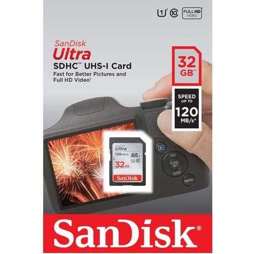 Sandisk - Speichermedium digital SDHC-Card 32GB Ultra SDSDUN4-032G-GN6IN Sandisk,Class10,UHSI