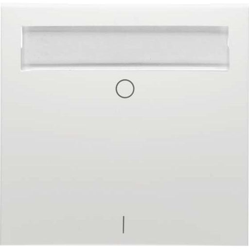 Peha - Abdeckung/Bedienelement für Installationsschalterprogramme Wippe 2pol., reinweiß D 11.542.02 NA m. Beschriftungsfeld