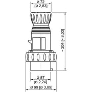 Stahl - Explosionsgeschützter CEE-Stecker/-Kupplung (IEC 60309) Stecker 32 A blau 9h 8571/12-409-S#275689