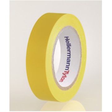 HellermannTyton - Klebeband PVC Isolierband Flex 15-YE15x10m gelb