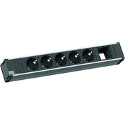 Bachmann - Mehrfachsteckdose Steckdosenleiste 912.008 5xSchutzk. 1xABD
