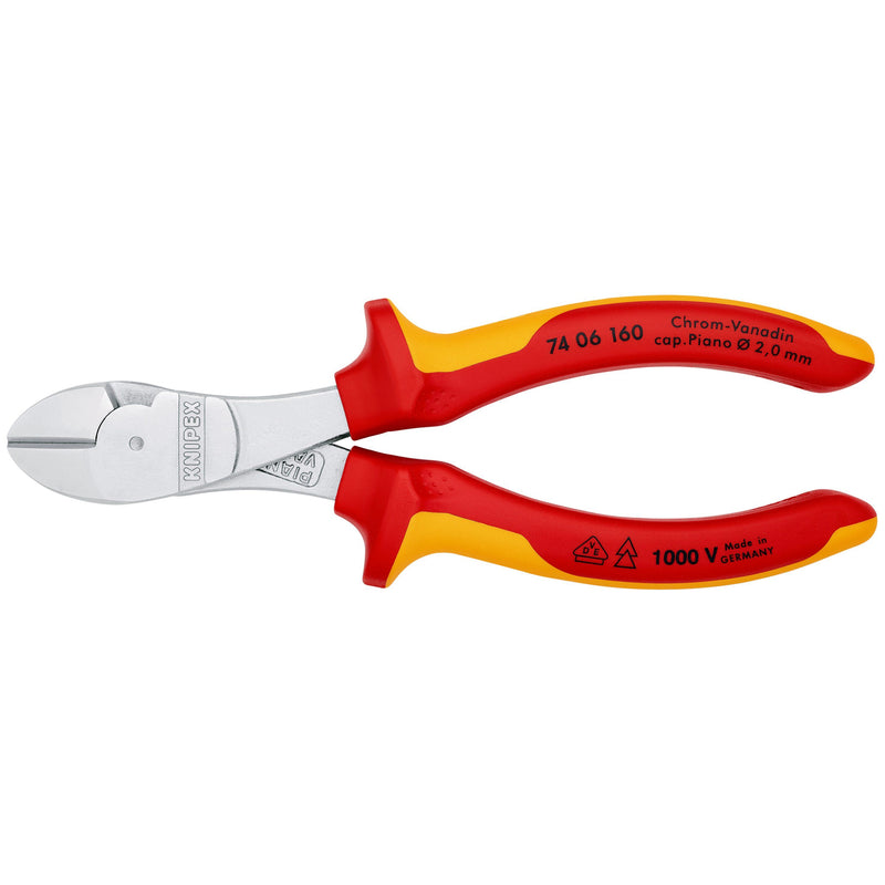 Knipex - Seitenschneider Kraft-Seitenschneider 74 06 160 SB isoliert, 160mm