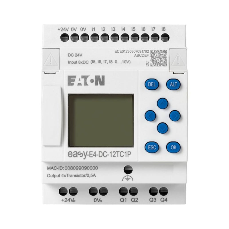 Eaton - Logikmodul Steuerrelais easyE4 EASY-E4-DC-12TC1P 24V DC