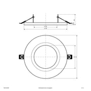 EVN Lichttechnik - Mechanisches Zubehör/Ersatzteile für Leuchten Reduzierring PS541401EBR