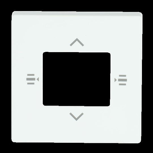 Busch-Jaeger - Einsatz/Abdeckung für Kommunikationstechnik Zentralscheibe stud-ws/mt 6108/61-884 7-fach KNX