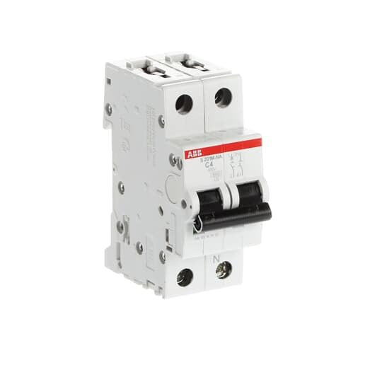 ABB Stotz S&J - Leitungsschutzschalter Sicherungsautomat S201M-C4NA 10kA 4A C 1p+N (2p)