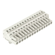 WAGO - Kabelsteckverbinder für Leiterplattensteckverbinder 1-Leiter-Federleiste 721-115/008-000 CAGECLAMP 2,5mm²,lgr − 25 Stück