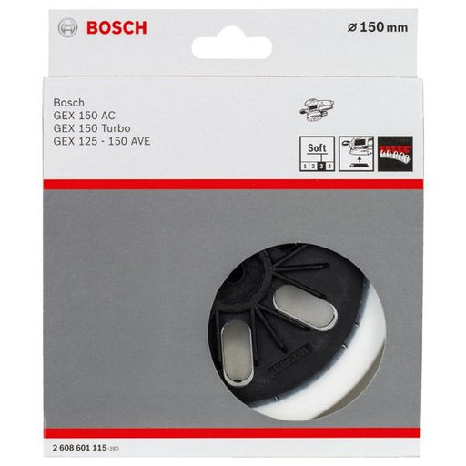 Bosch - Stützteller für Schleifwerkzeug Schleifteller weich, 150 2608601115 mm für GEX 125-150