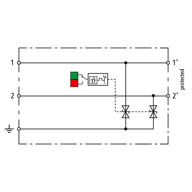DEHN - Überspannungsableiter für Informations-/MSR-Technik Kompakter ÜS-Ableiter BCO CL2 E 24