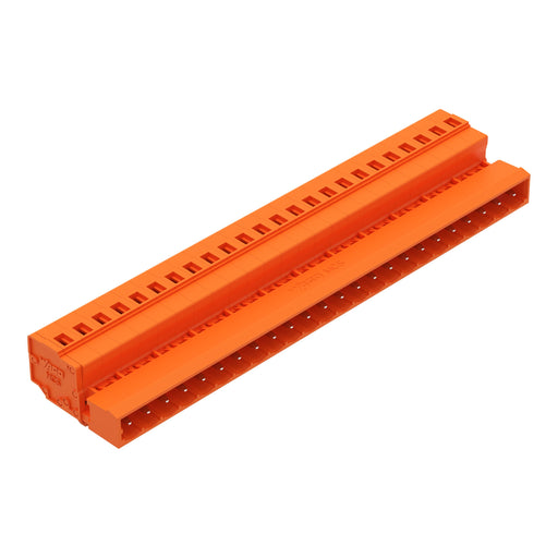 WAGO - Kabelsteckverbinder für Leiterplattensteckverbinder 1-Leiter-Stiftleiste 231-654/018-000 CAGECLAMP,2,5mm²,or − 10 Stück