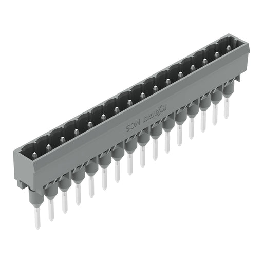 WAGO - Ein- und mehrpolige Klemmenleiste Stiftleiste f.Reihenklemm. 231-176/003-000 1,2x1,2mm,gerade,gr − 50 Stück