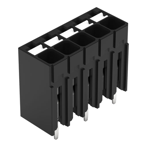 WAGO - Leiterplattenklemme THR-Leiterplattenklemme 2086-1125/997-605 Drücker,1,5mm²,sw − 1645 Stück