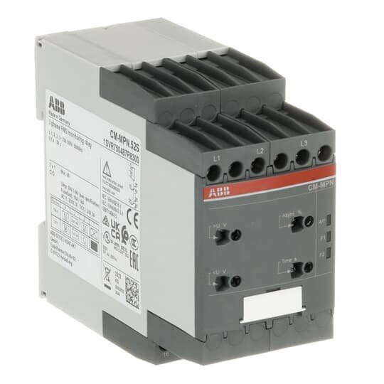 ABB Stotz S&J - Phasenüberwachungsgerät 3-Phasenüberwachungsrelais CM-MPN.52S 2W 30s, 3x350-580VAC