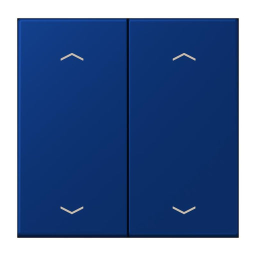 Jung - Abdeckung/Bedienelement für Installationsschalterprogramme Wippe mit Pfeilsymbolen LC 102 P 261 bleu outremer fonce
