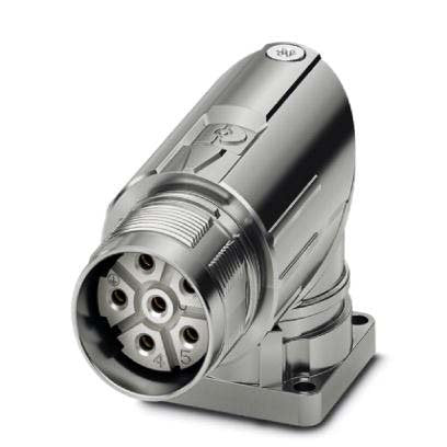 Phoenix Contact - Rundsteckverbinder, Einbau (ohne Leitung) Gerätesteckverbinder M23-5ES198AA500S Vorderwand